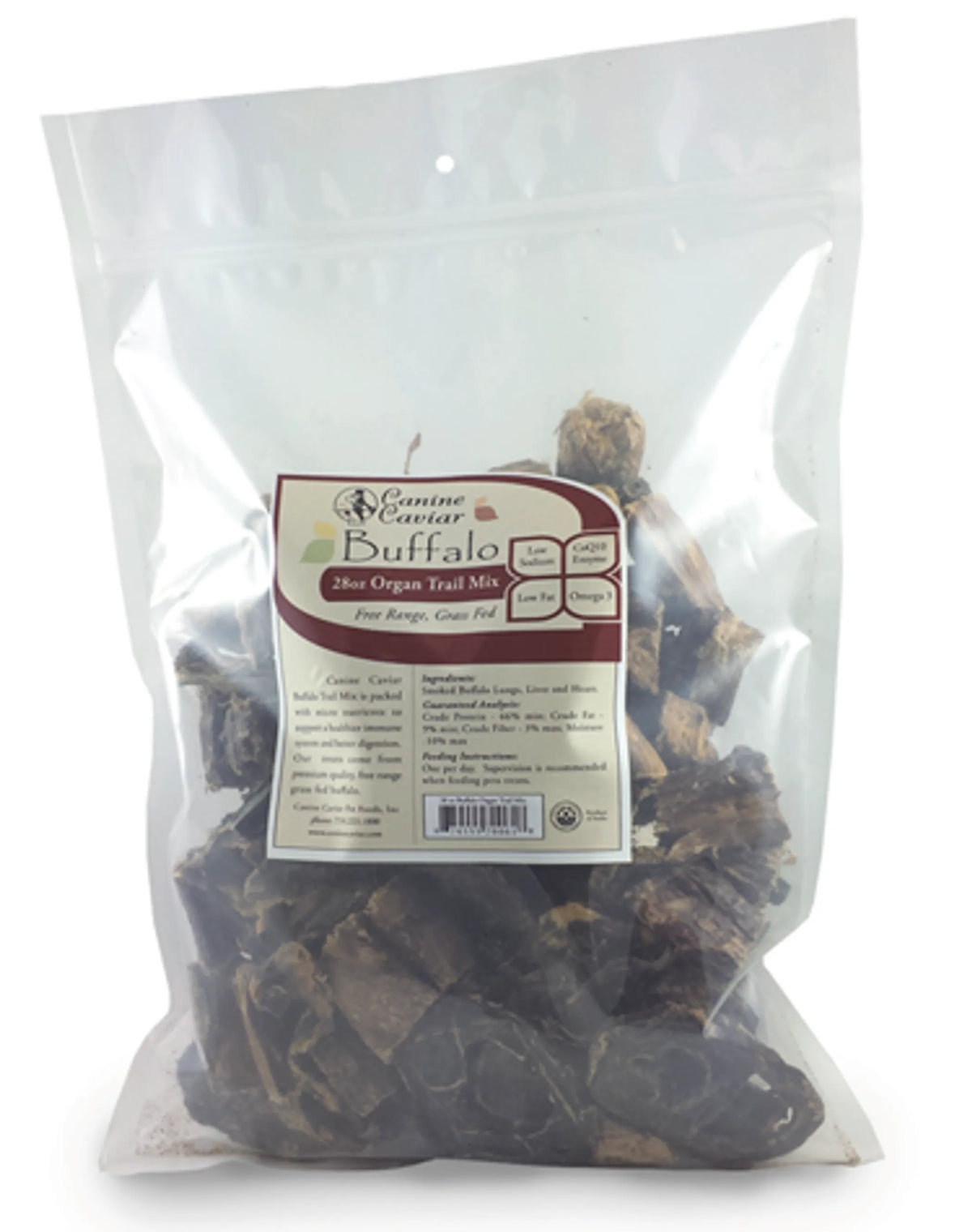 Organ Trail Mix Bags (liver, heart, lung)