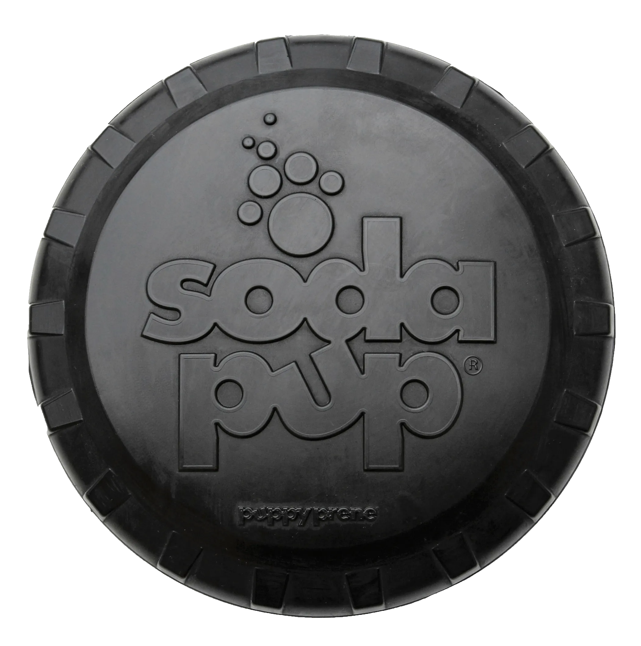 Magnum Bottle Top Flyer Ultra Durable Rubber Retrieving Frisbee