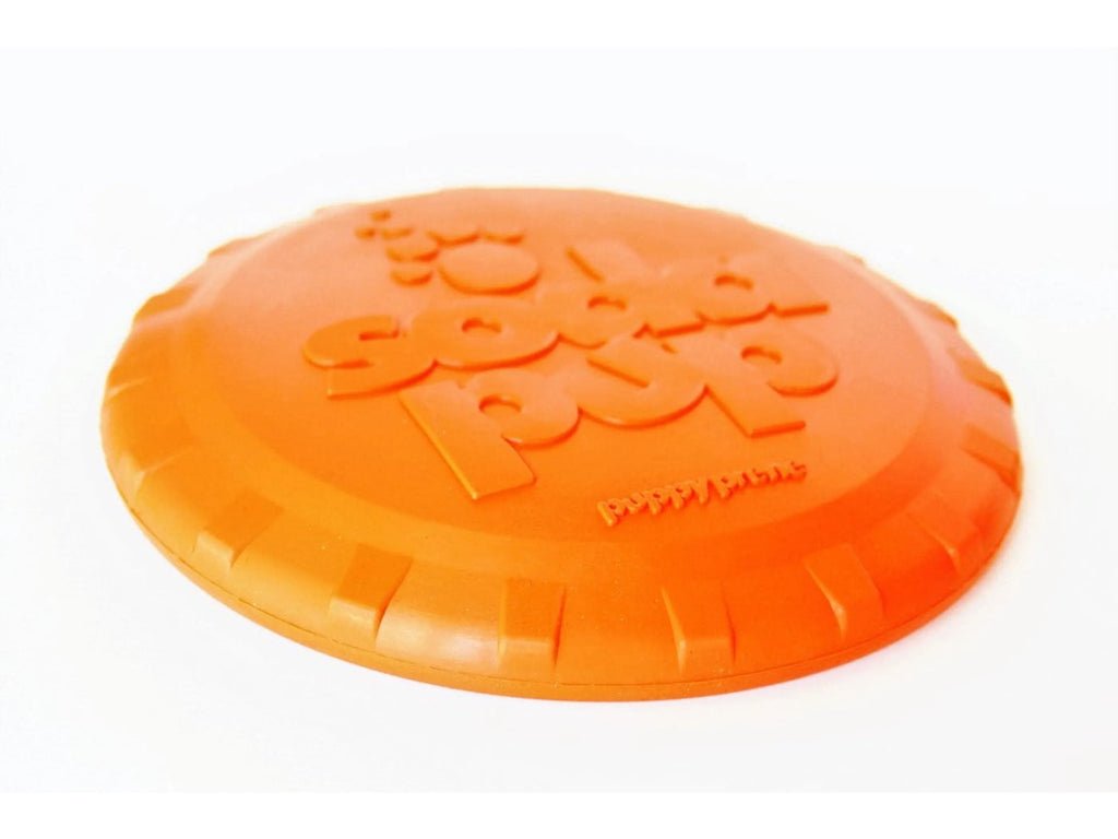 Bottle Top Flyer Durable Rubber Retrieving Frisbee