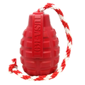USA-K9 Grenade Shaped Durable Rubber Chew Toy, Treat Dispenser, Reward Toy