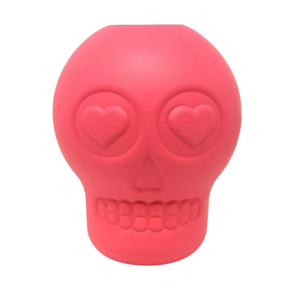 Sugar Skull Dog Chew Toy & Treat Dispenser