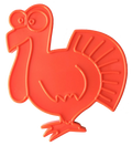 MKB Turkey  Ultra Durable Nylon Dog Chew Toy for Aggressive Chewers