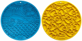 Large Blue Whale & Large Yellow Duckies Bathtub eMat Lick Mat Bundle