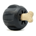 Magnum Black ID Gear Treat Pocket Durable Rubber Treat Holder and Chew Toy