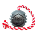 USA-K9 Magnum Black Stars and Stripes Ultra-Durable  Rubber Chew Toy