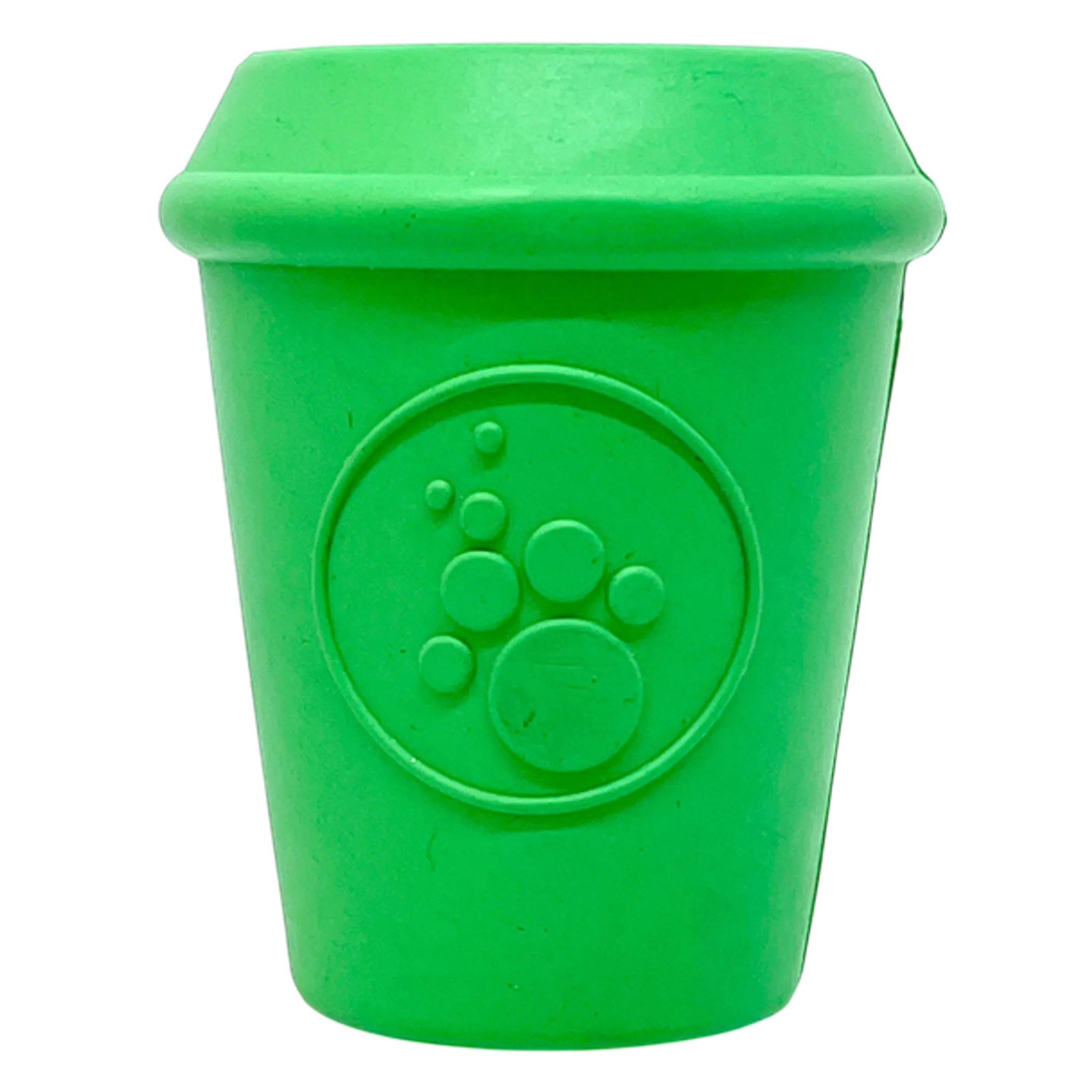 Coffee Cup eDispener Durable Rubber Chew Toy and Treat Dispenser