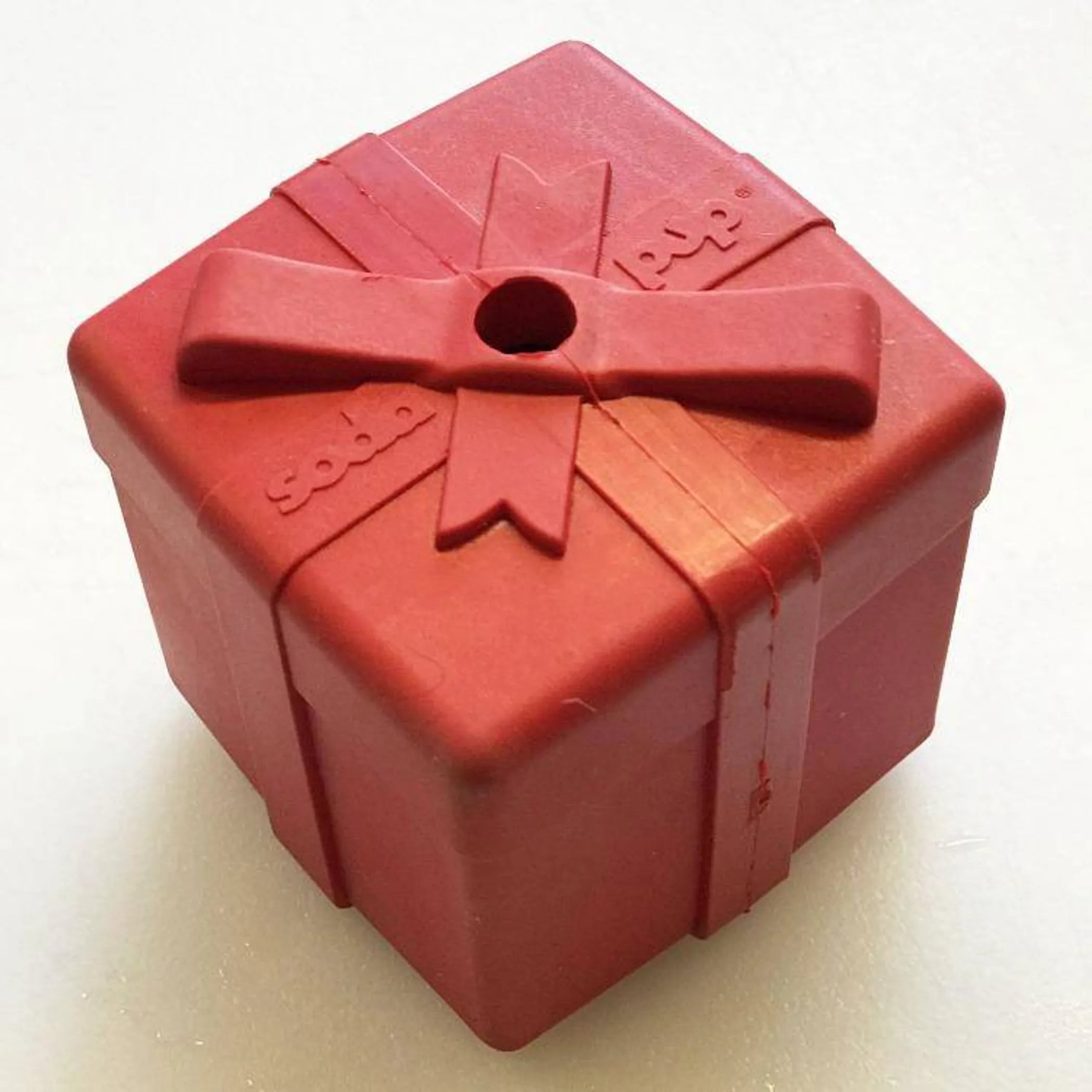 Gift Box eDispenser - Durable Rubber Treat Dispenser for Dogs