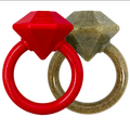 Diamond Ring Nylon Teething Ring for Puppies