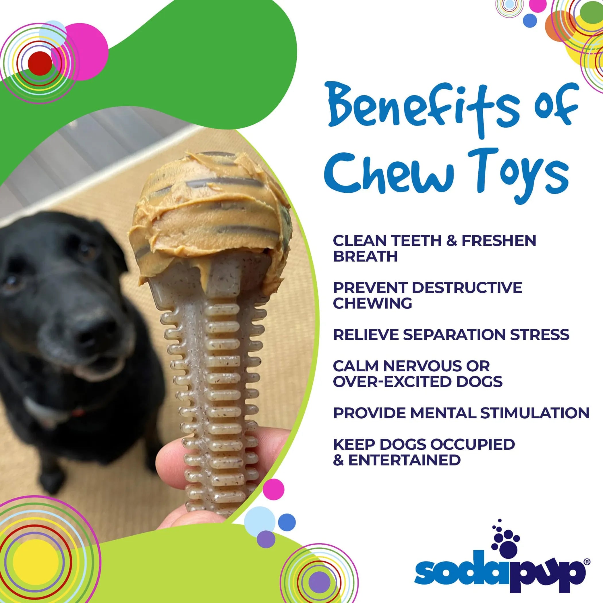 Honey Bone Dental Tower Nylon Chew Toy for Aggressive Chewers