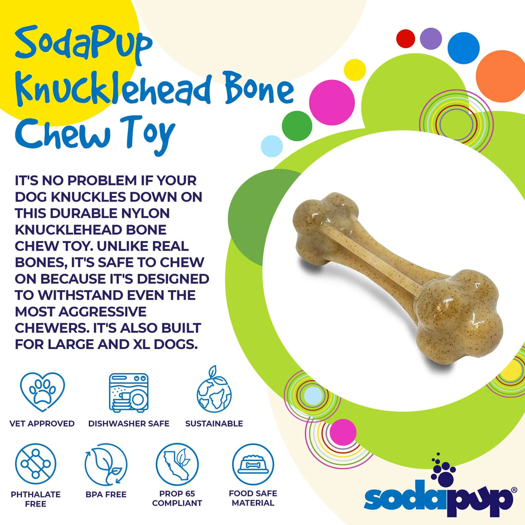 Knuckle Bone Nylon Dog Chew Toy for Aggressive Chewers