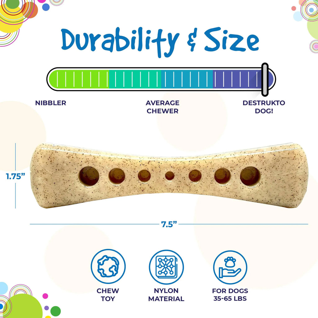 MOD Bone Nylon Dog Chew Toy for Aggressive Chewers