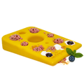 Swiss Cheese Wedge Nylon Dog Chew Toy for Aggressive Chewers