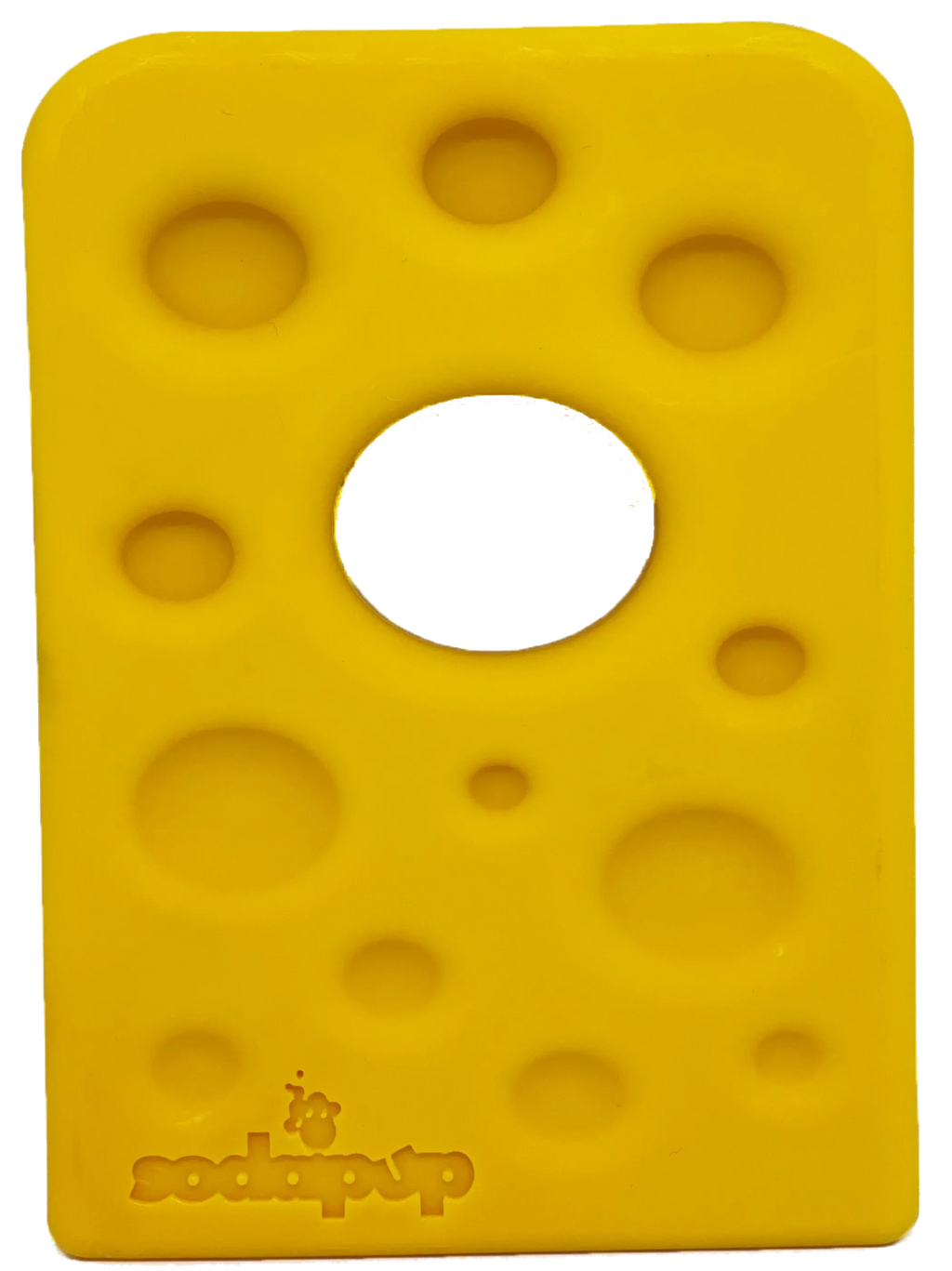 Swiss Cheese Wedge Nylon Dog Chew Toy for Aggressive Chewers