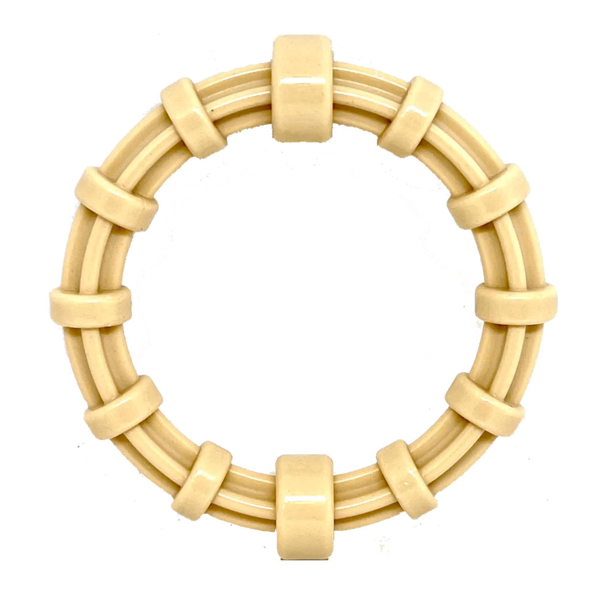 Chicken Flavored Teething Ring for Puppies & Aggressive Chewers