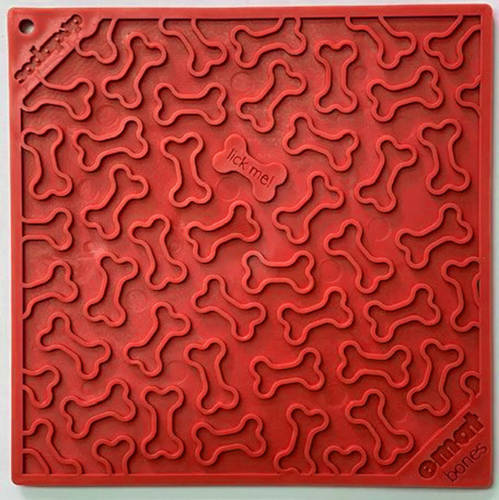 Bones eMat - Enrichment Lick Mat for Dogs and Cats