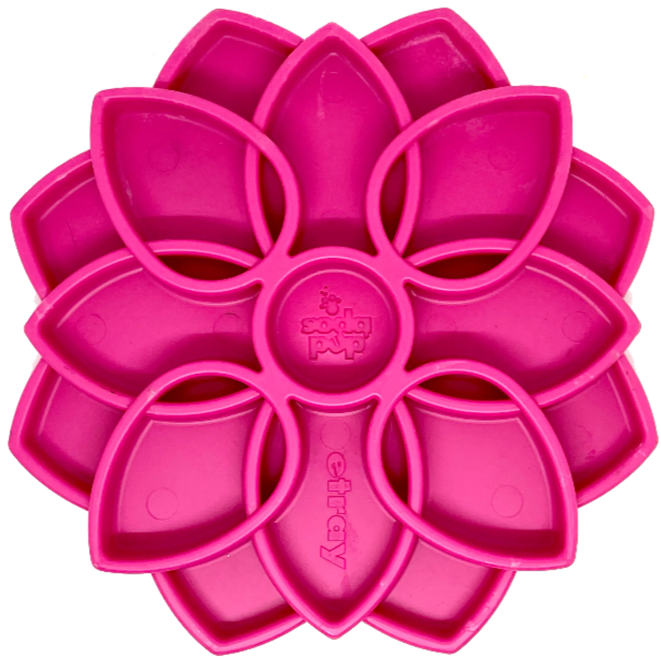 Mandala eTray Shallow Slow Feeder Dog Bowl for Enrichment