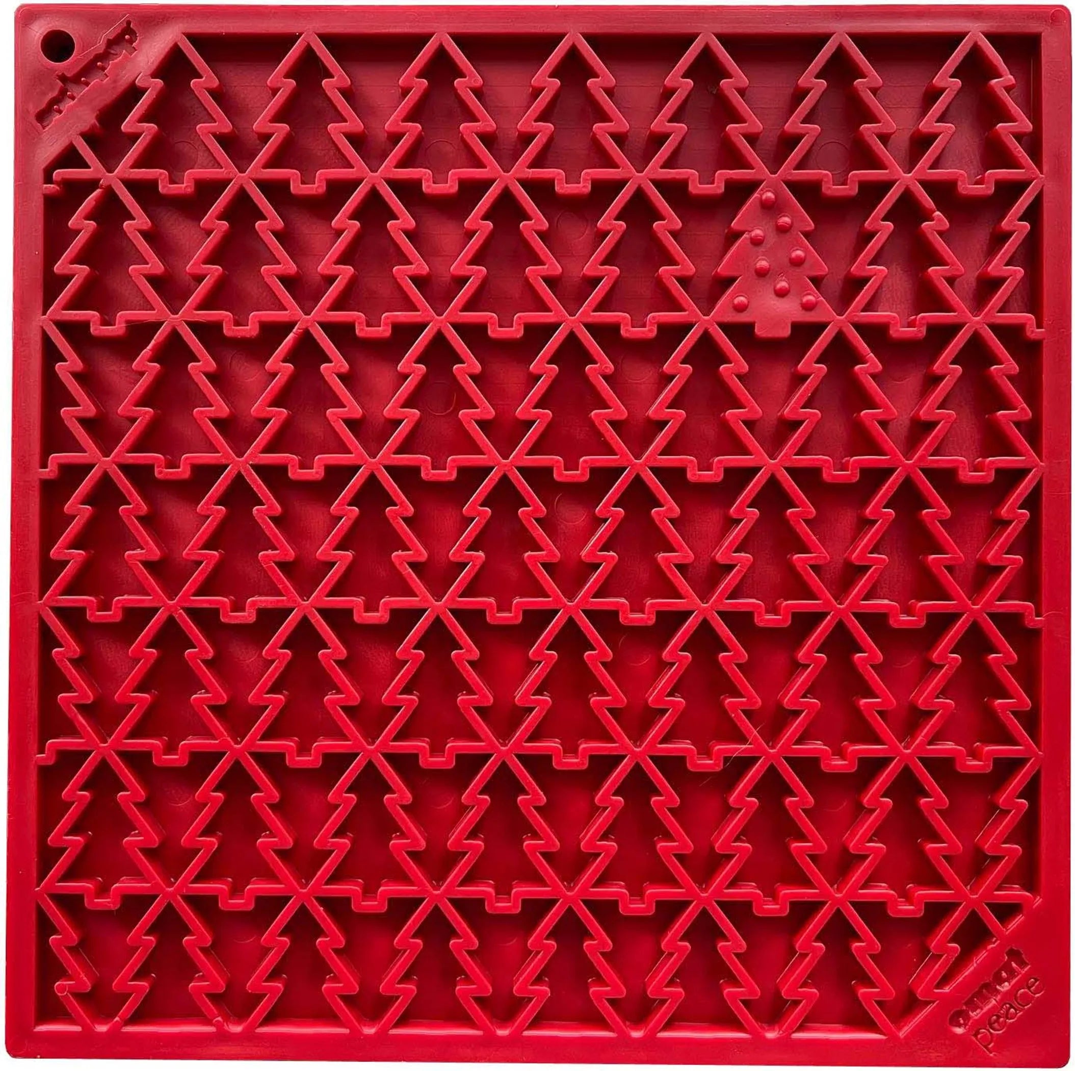 Peace Christmas Tree emat - Enrichment Lick Mat for Dogs and Cats