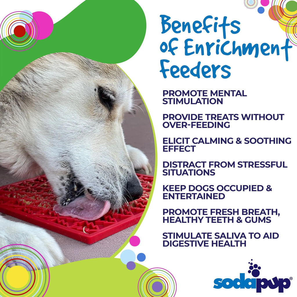 Peace Christmas Tree emat - Enrichment Lick Mat for Dogs and Cats