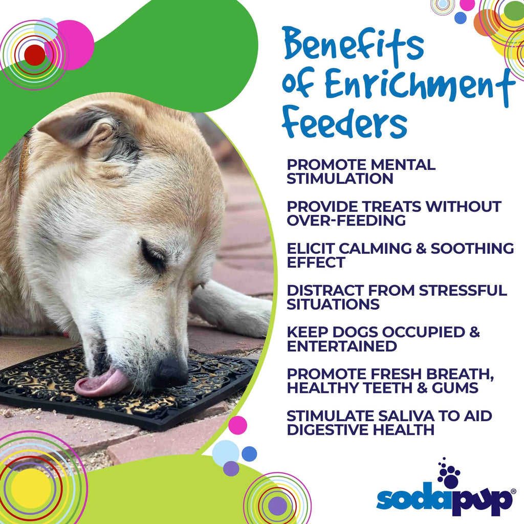 Zombie eMat - Enrichment Lick Mat for Dogs and Cats | Halloween Skull Design
